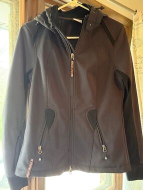 Harley-Davidson Black Jacket Interior with Tag